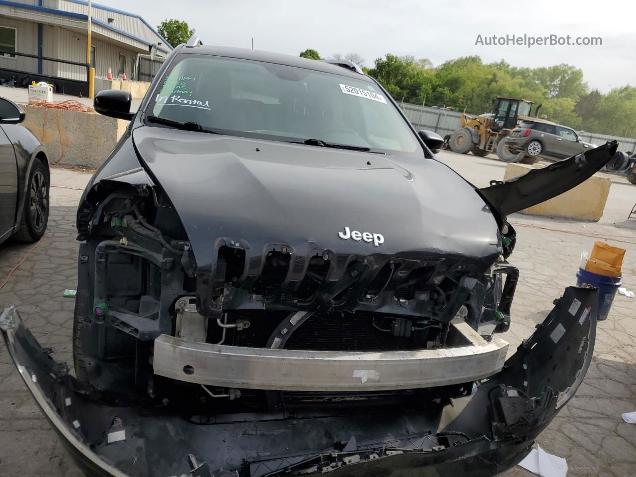 2015 Jeep Cherokee Limited Black vin: 1C4PJLDB1FW531402