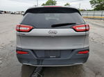 2016 Jeep Cherokee Limited Silver vin: 1C4PJLDB1GW200207