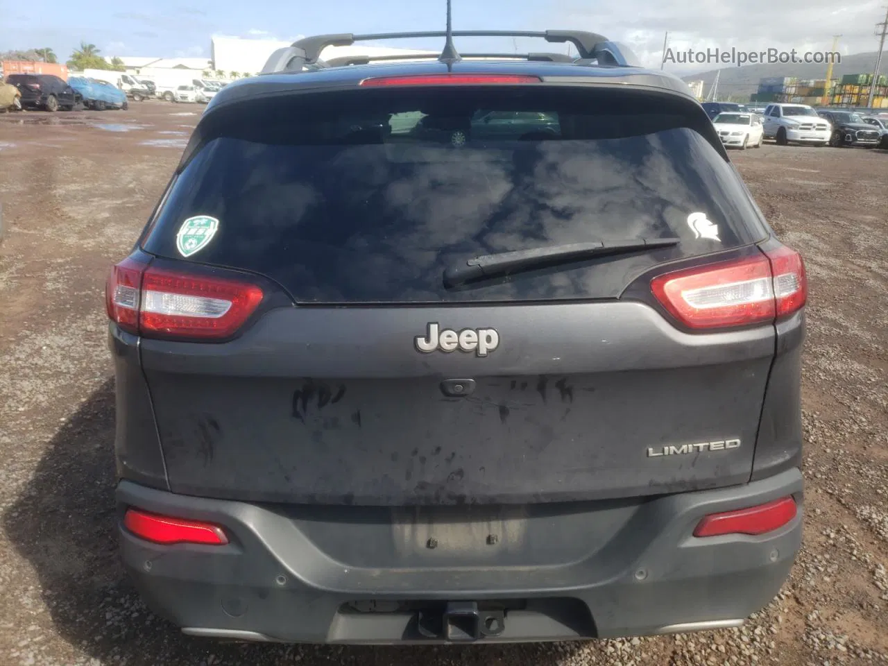 2016 Jeep Cherokee Limited Gray vin: 1C4PJLDB1GW217413