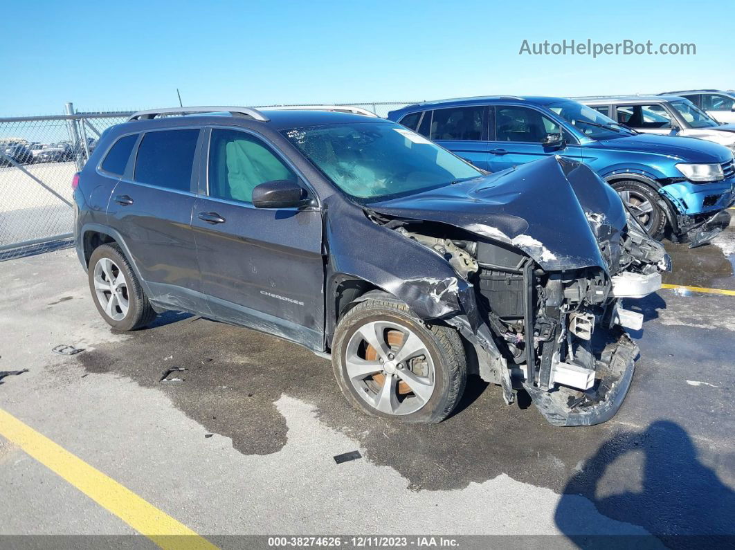 2019 Jeep Cherokee Limited Fwd Gray vin: 1C4PJLDB1KD144029