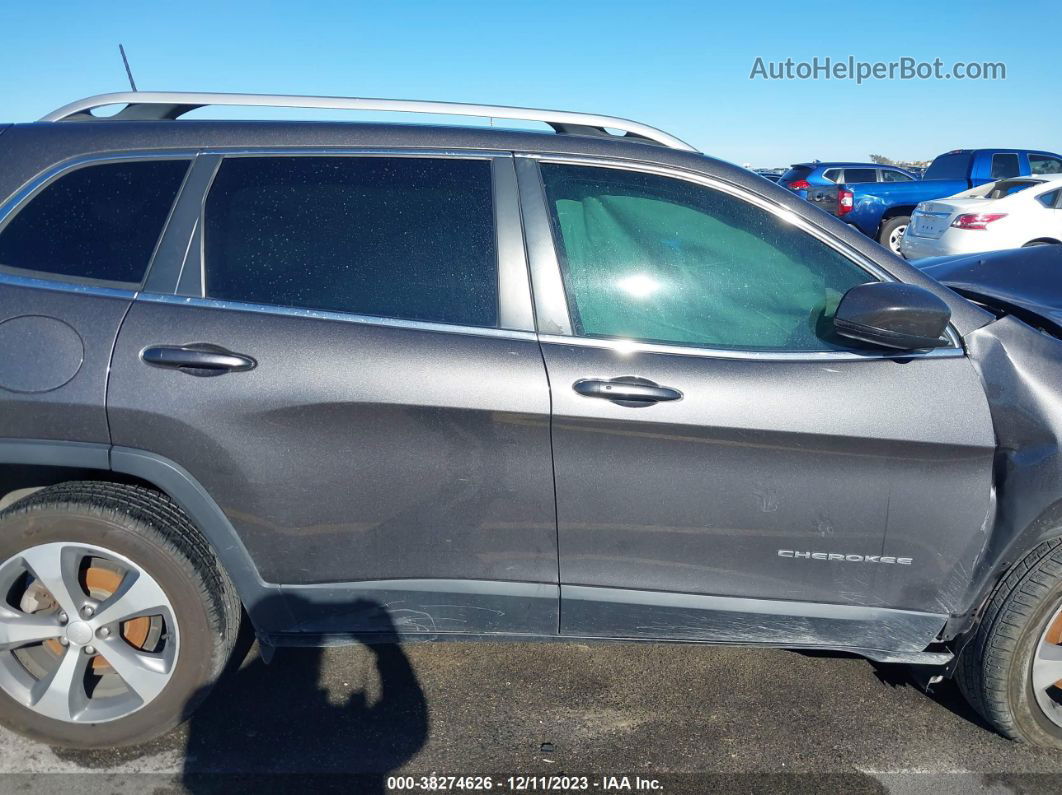 2019 Jeep Cherokee Limited Fwd Gray vin: 1C4PJLDB1KD144029