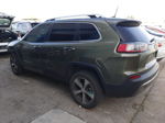 2019 Jeep Cherokee Limited Green vin: 1C4PJLDB1KD296537