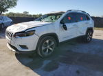 2019 Jeep Cherokee Limited White vin: 1C4PJLDB1KD343288