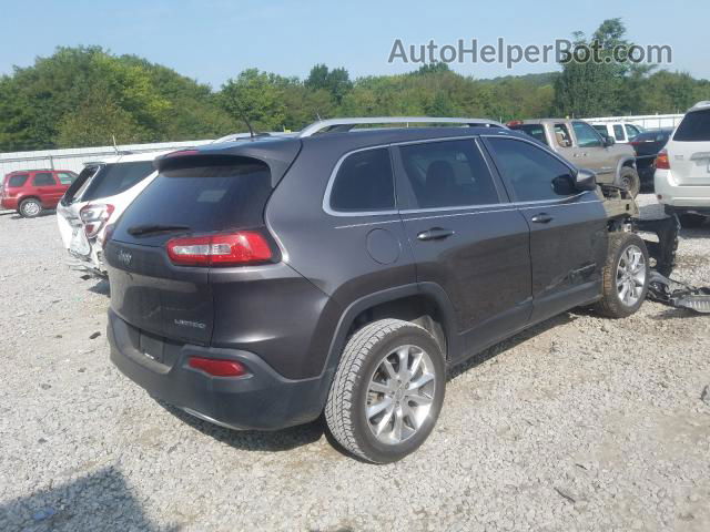 2014 Jeep Cherokee Limited Gray vin: 1C4PJLDB2EW139558