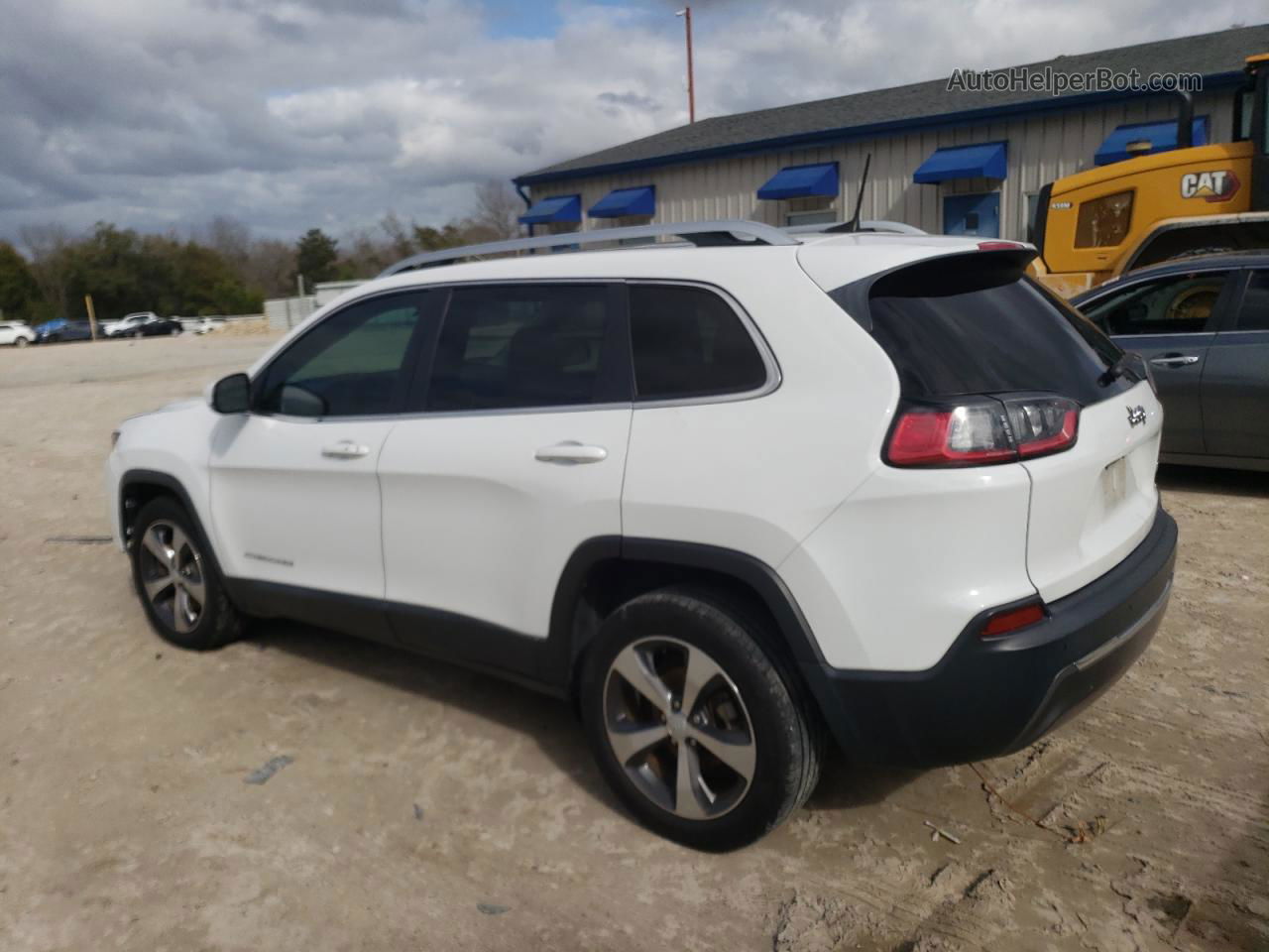 2019 Jeep Cherokee Limited White vin: 1C4PJLDB2KD269816