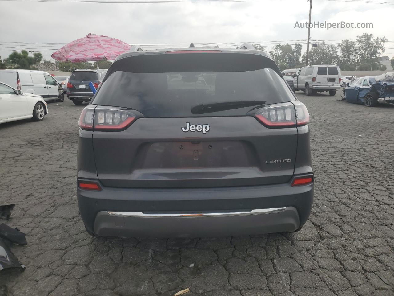 2019 Jeep Cherokee Limited Черный vin: 1C4PJLDB2KD433937