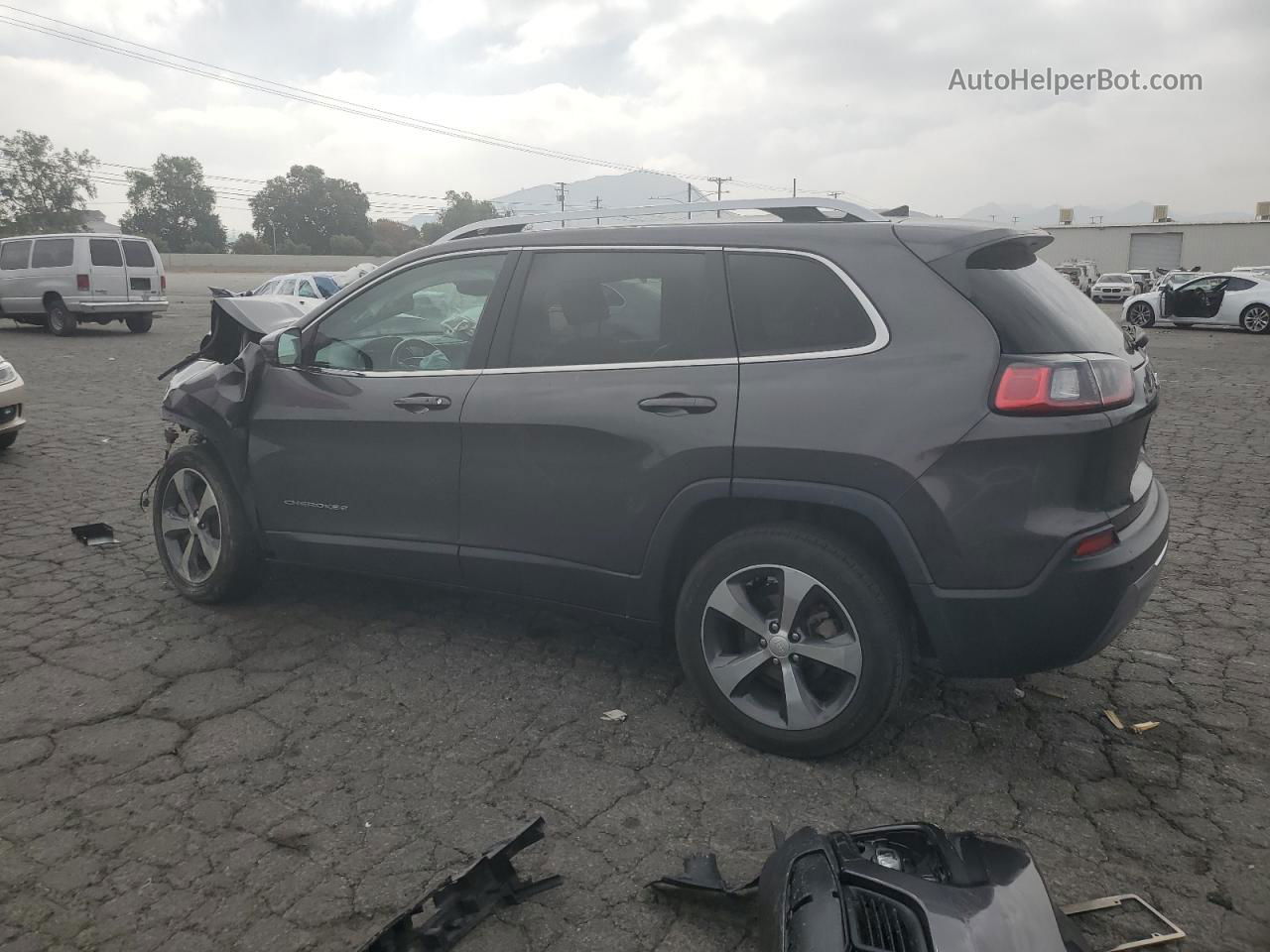 2019 Jeep Cherokee Limited Black vin: 1C4PJLDB2KD433937