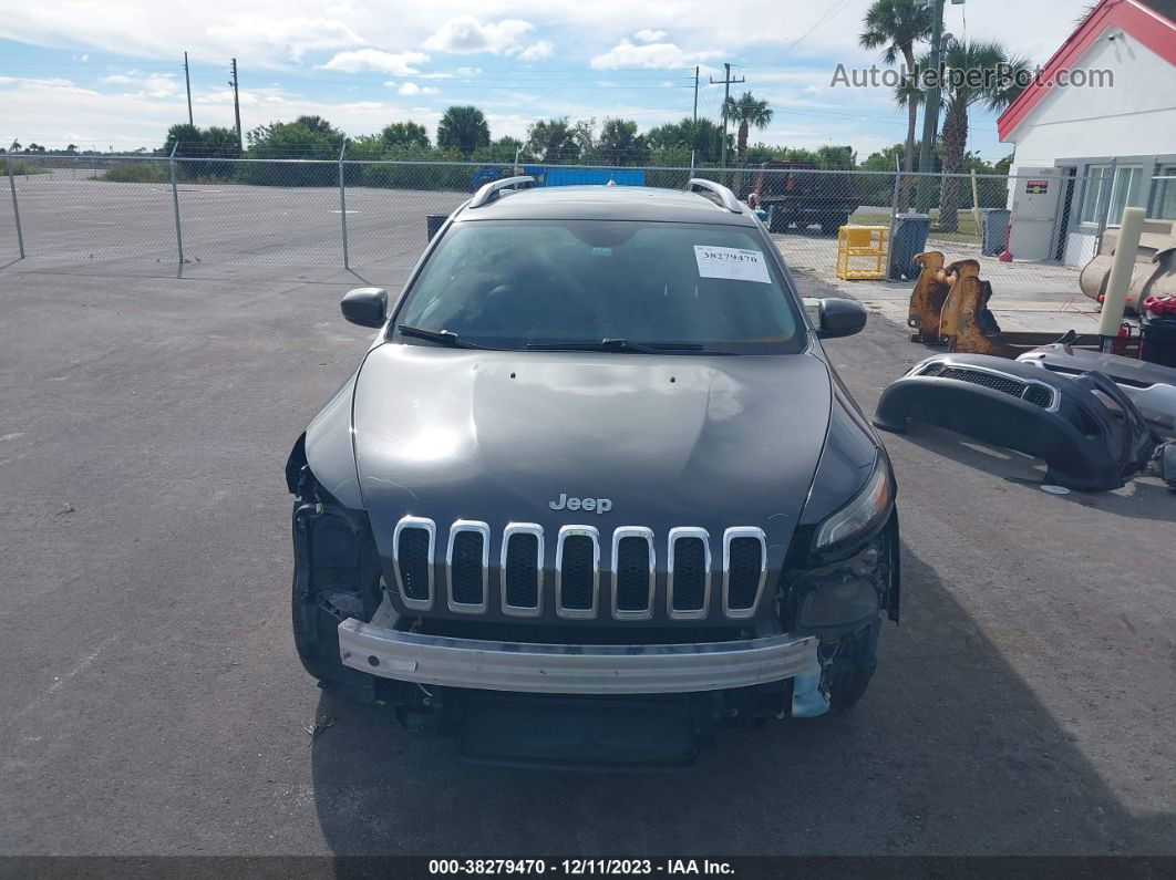 2016 Jeep Cherokee Limited Gray vin: 1C4PJLDB3GW158252