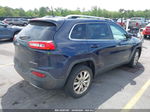 2016 Jeep Cherokee Limited Blue vin: 1C4PJLDB3GW273451