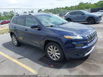 2016 Jeep Cherokee Limited Blue vin: 1C4PJLDB3GW273451