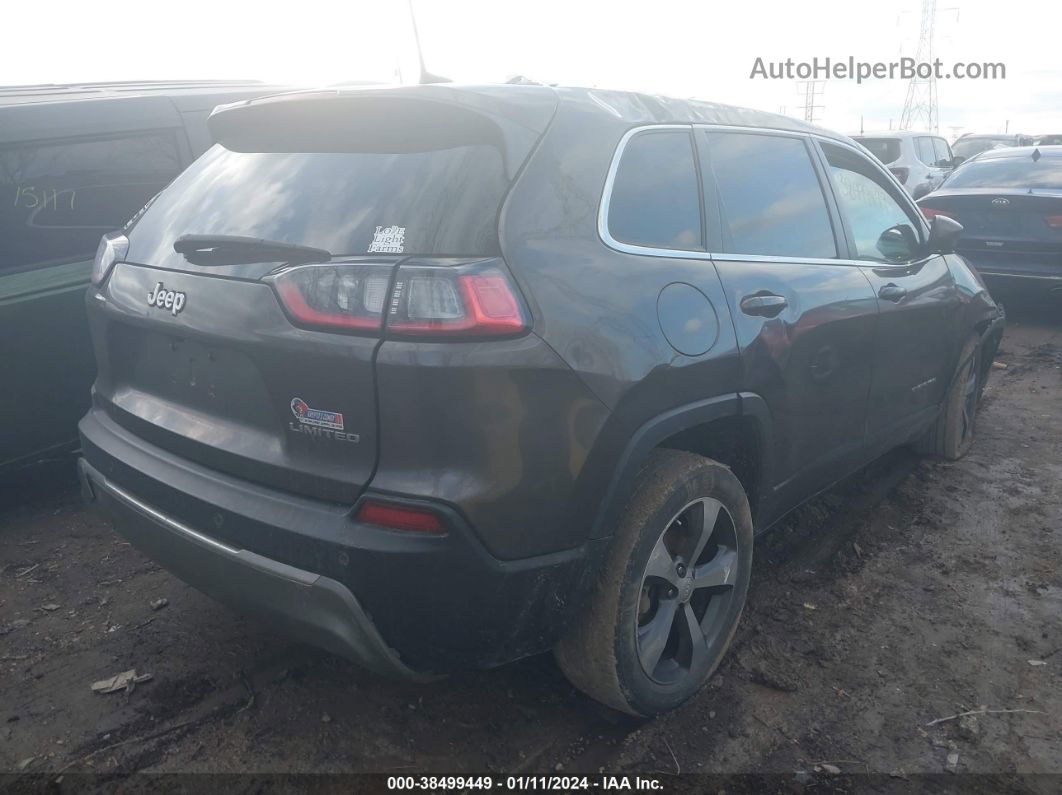 2019 Jeep Cherokee Limited Fwd Серый vin: 1C4PJLDB3KD403040