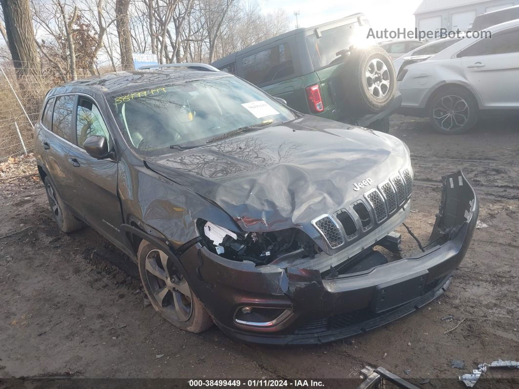 2019 Jeep Cherokee Limited Fwd Gray vin: 1C4PJLDB3KD403040