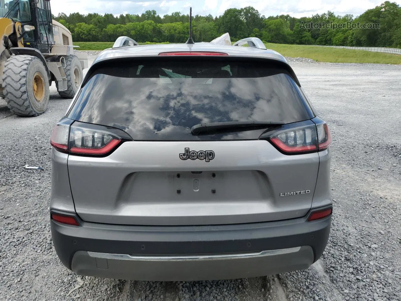 2019 Jeep Cherokee Limited Silver vin: 1C4PJLDB4KD302380