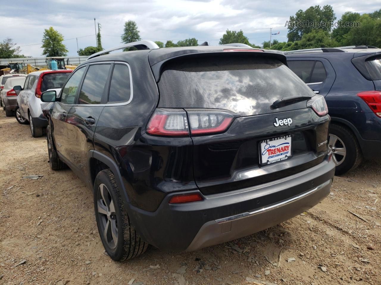 2019 Jeep Cherokee Limited Black vin: 1C4PJLDB4KD416007