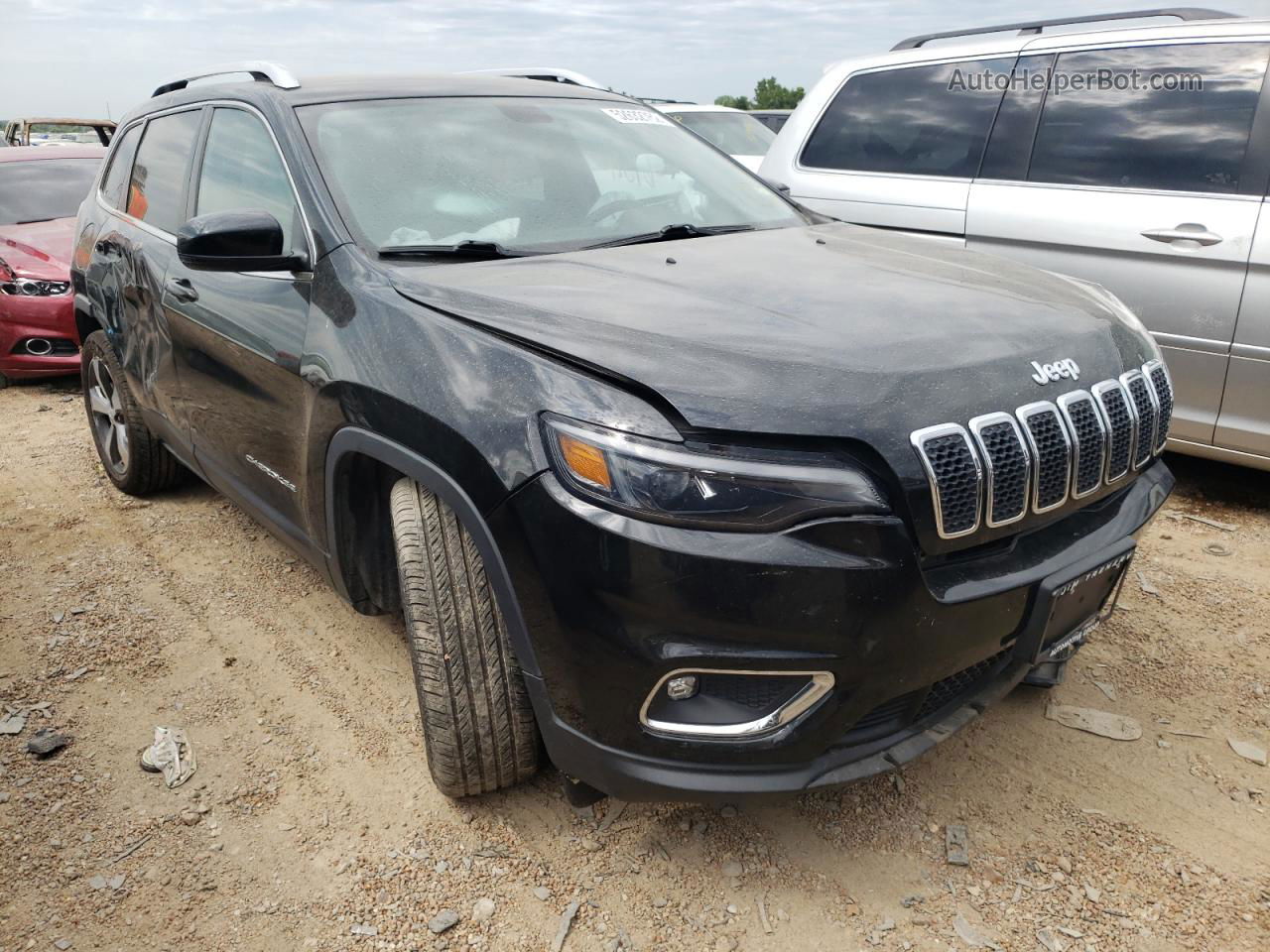 2019 Jeep Cherokee Limited Черный vin: 1C4PJLDB4KD416007