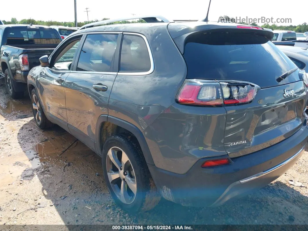 2019 Jeep Cherokee Limited Fwd Gray vin: 1C4PJLDB4KD427881