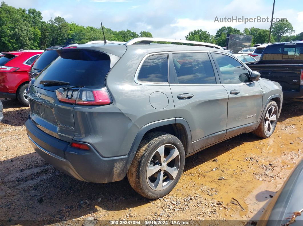 2019 Jeep Cherokee Limited Fwd Gray vin: 1C4PJLDB4KD427881