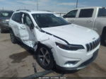 2019 Jeep Cherokee Limited White vin: 1C4PJLDB4KD487806