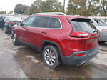 2014 Jeep Cherokee Limited Maroon vin: 1C4PJLDB5EW132507