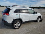 2014 Jeep Cherokee Limited White vin: 1C4PJLDB5EW227150