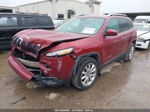 2015 Jeep Cherokee Limited Red vin: 1C4PJLDB5FW678015