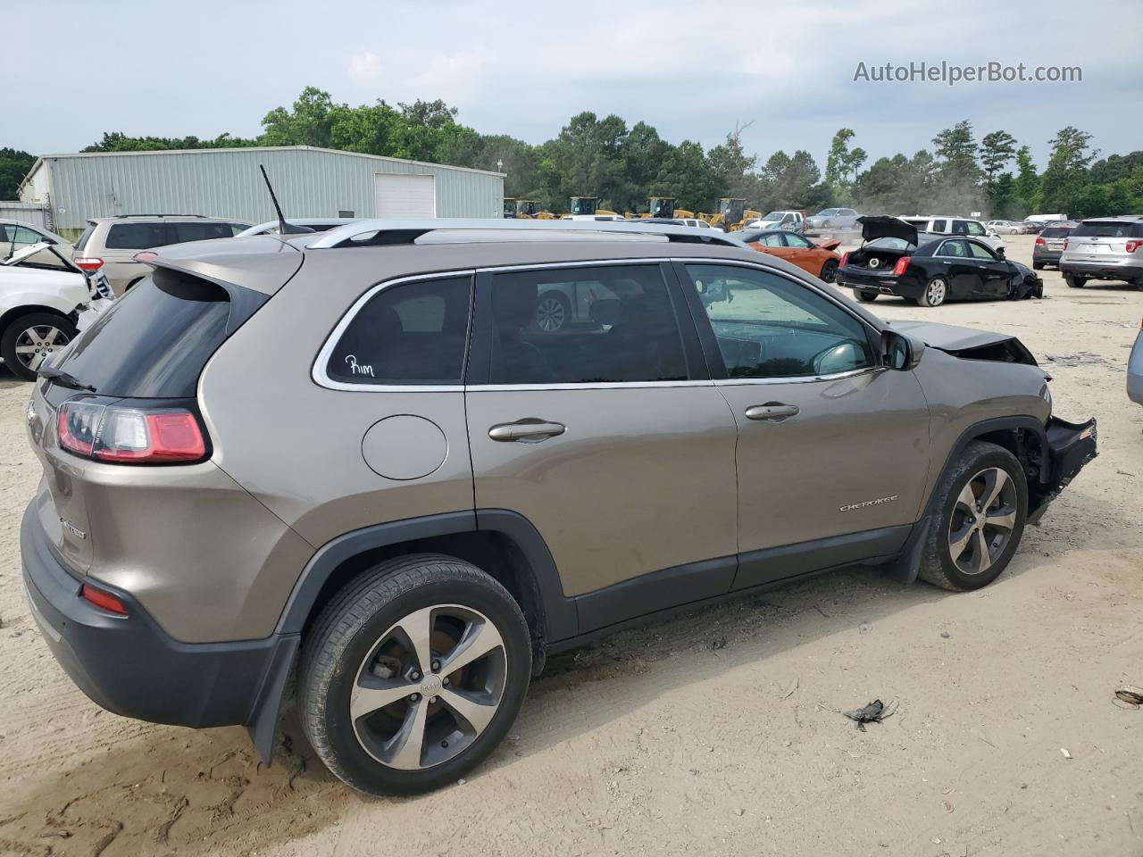 2019 Jeep Cherokee Limited Tan vin: 1C4PJLDB5KD270183