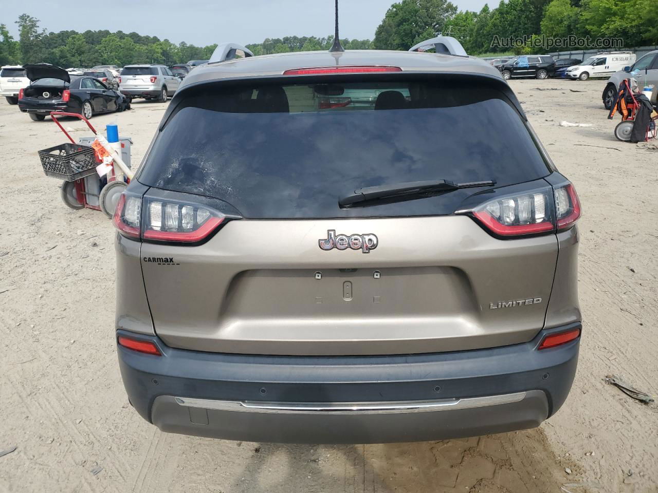 2019 Jeep Cherokee Limited Tan vin: 1C4PJLDB5KD270183