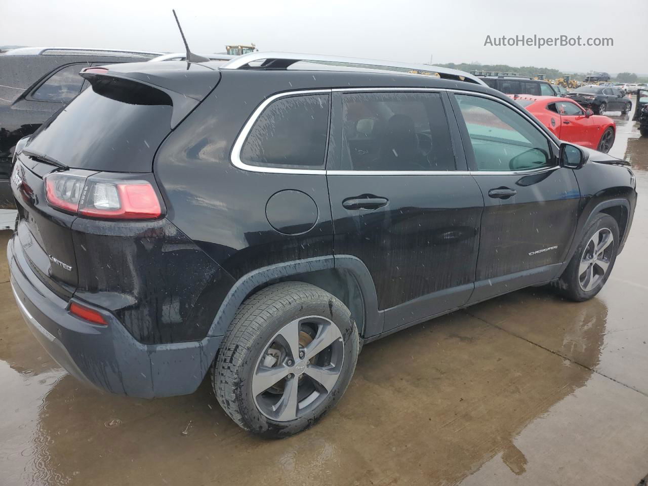 2019 Jeep Cherokee Limited Black vin: 1C4PJLDB5KD302520