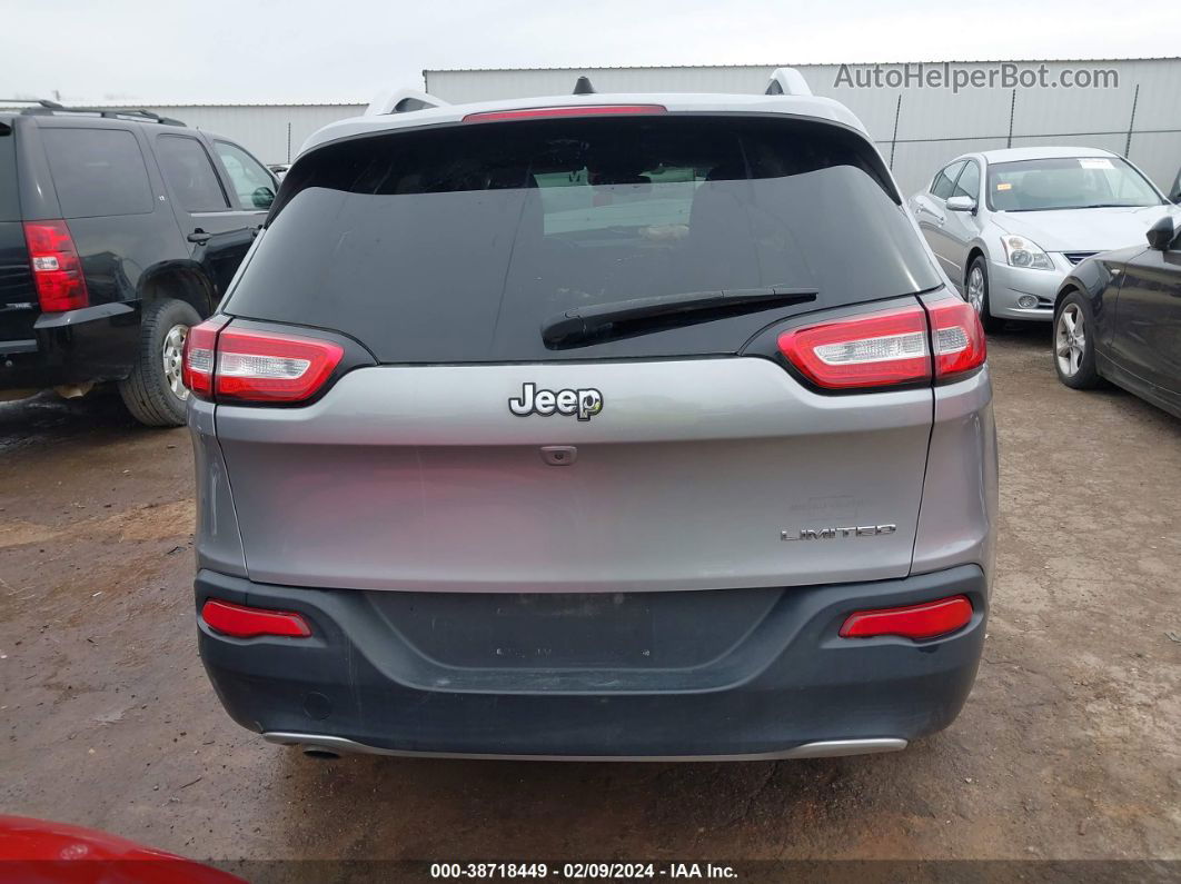 2016 Jeep Cherokee Limited Серый vin: 1C4PJLDB6GW157919