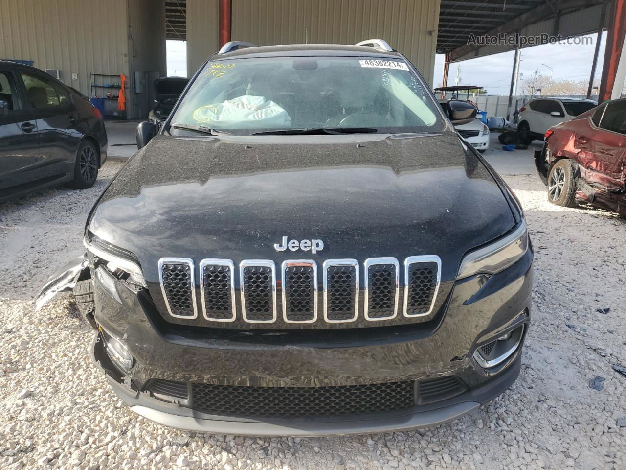 2019 Jeep Cherokee Limited Black vin: 1C4PJLDB6KD242490