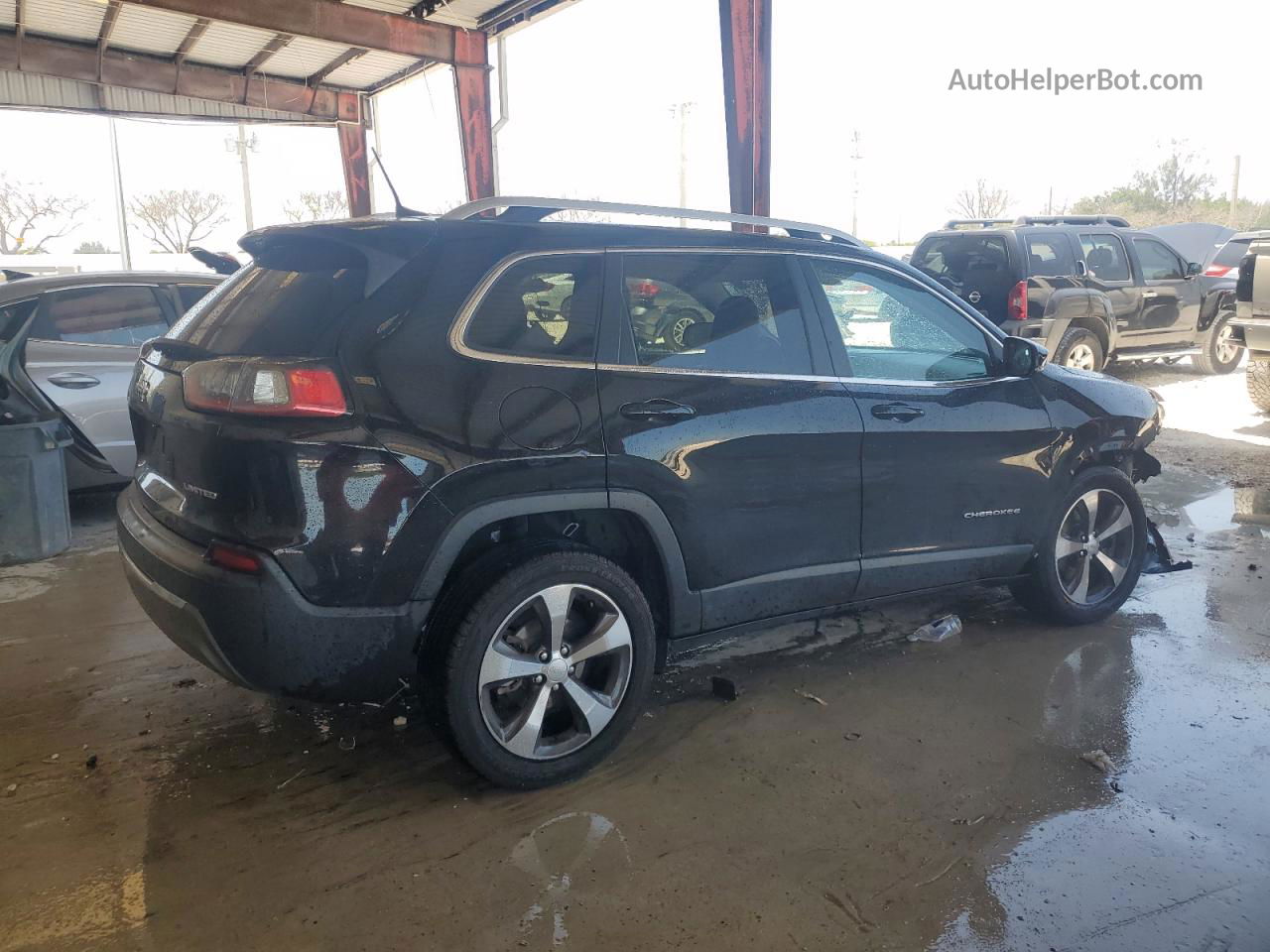 2019 Jeep Cherokee Limited Black vin: 1C4PJLDB6KD243249