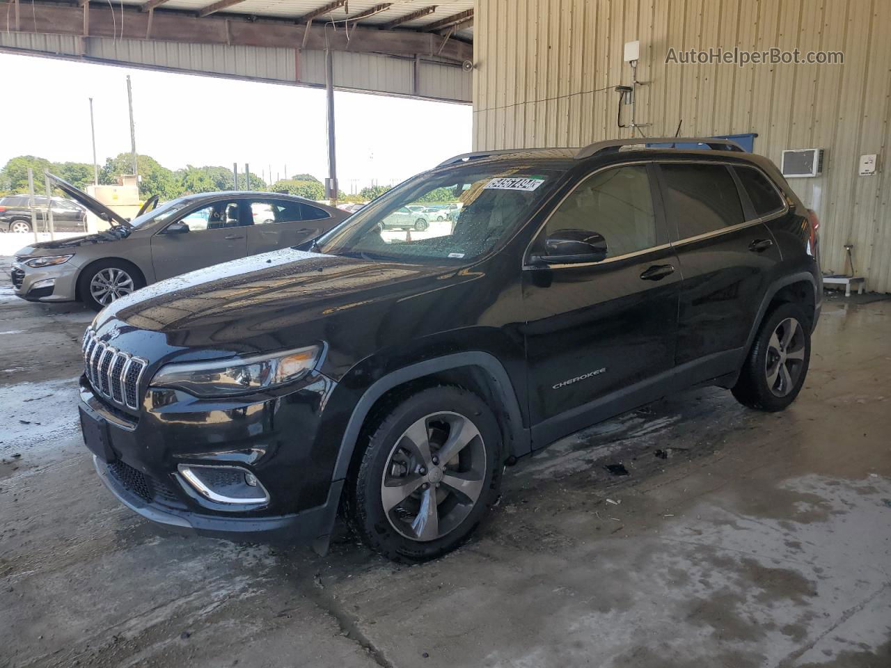 2019 Jeep Cherokee Limited Black vin: 1C4PJLDB6KD243249