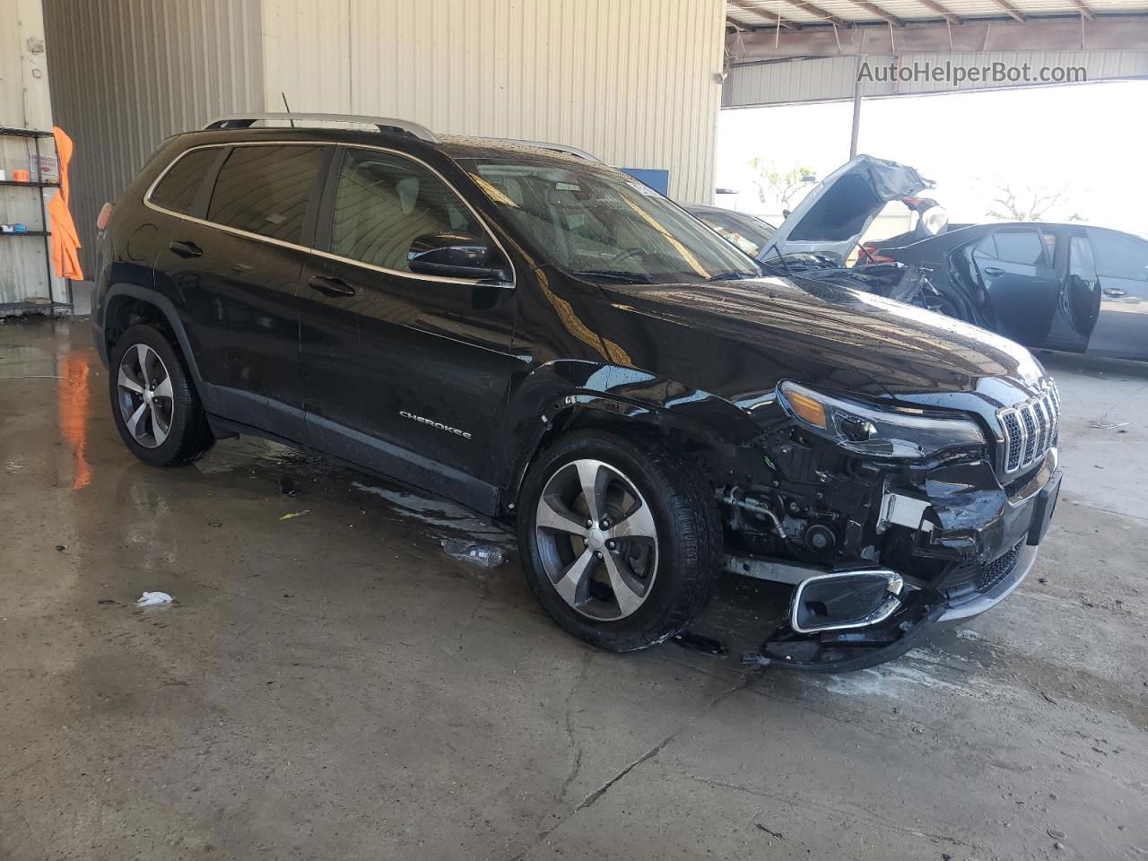 2019 Jeep Cherokee Limited Black vin: 1C4PJLDB6KD243249