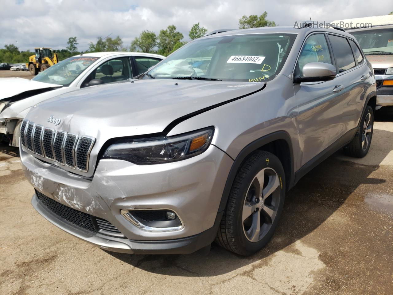 2019 Jeep Cherokee Limited Серый vin: 1C4PJLDB6KD411147