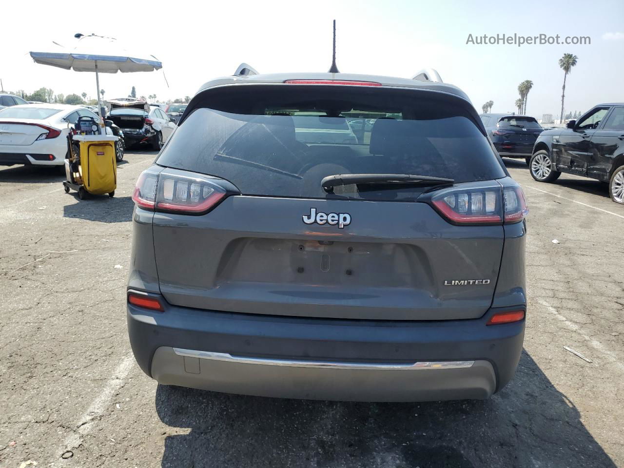 2019 Jeep Cherokee Limited Серый vin: 1C4PJLDB6KD469825