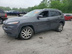 2014 Jeep Cherokee Limited Gray vin: 1C4PJLDB7EW139524