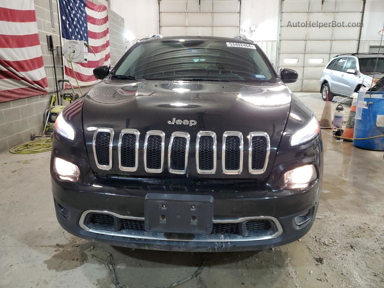 2016 Jeep Cherokee Limited Черный vin: 1C4PJLDB7GW229503