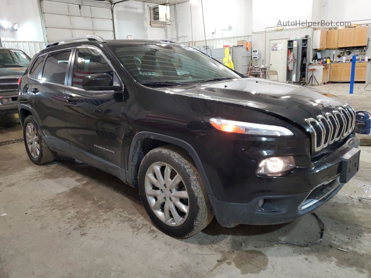 2016 Jeep Cherokee Limited Черный vin: 1C4PJLDB7GW229503