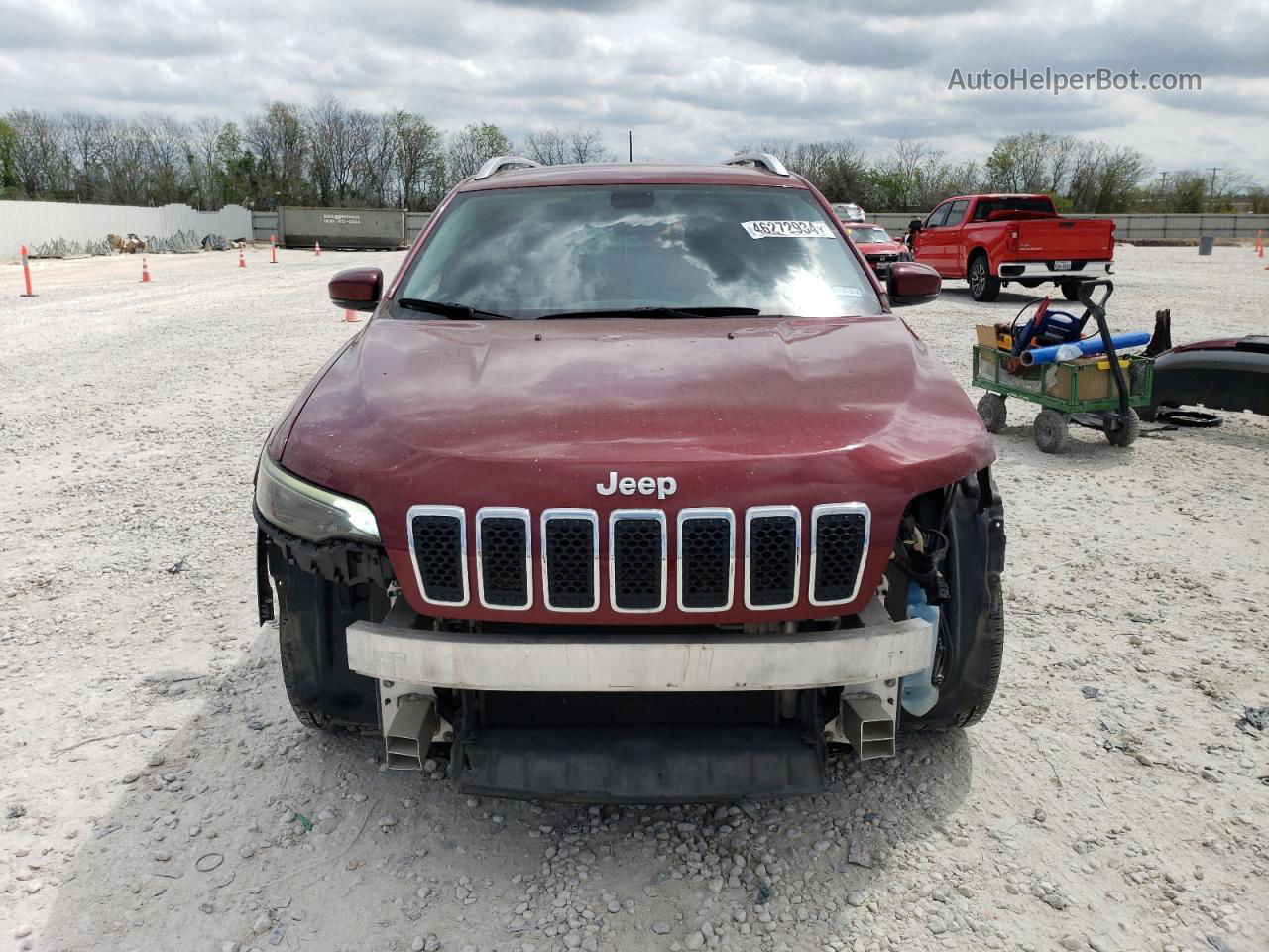 2019 Jeep Cherokee Limited Red vin: 1C4PJLDB7KD302535