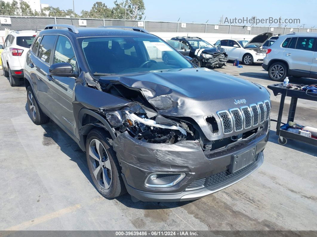 2019 Jeep Cherokee Limited Fwd Black vin: 1C4PJLDB7KD448238