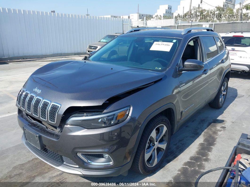 2019 Jeep Cherokee Limited Fwd Black vin: 1C4PJLDB7KD448238