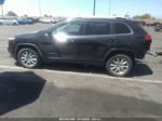 2015 Jeep Cherokee Limited Black vin: 1C4PJLDB8FW507646