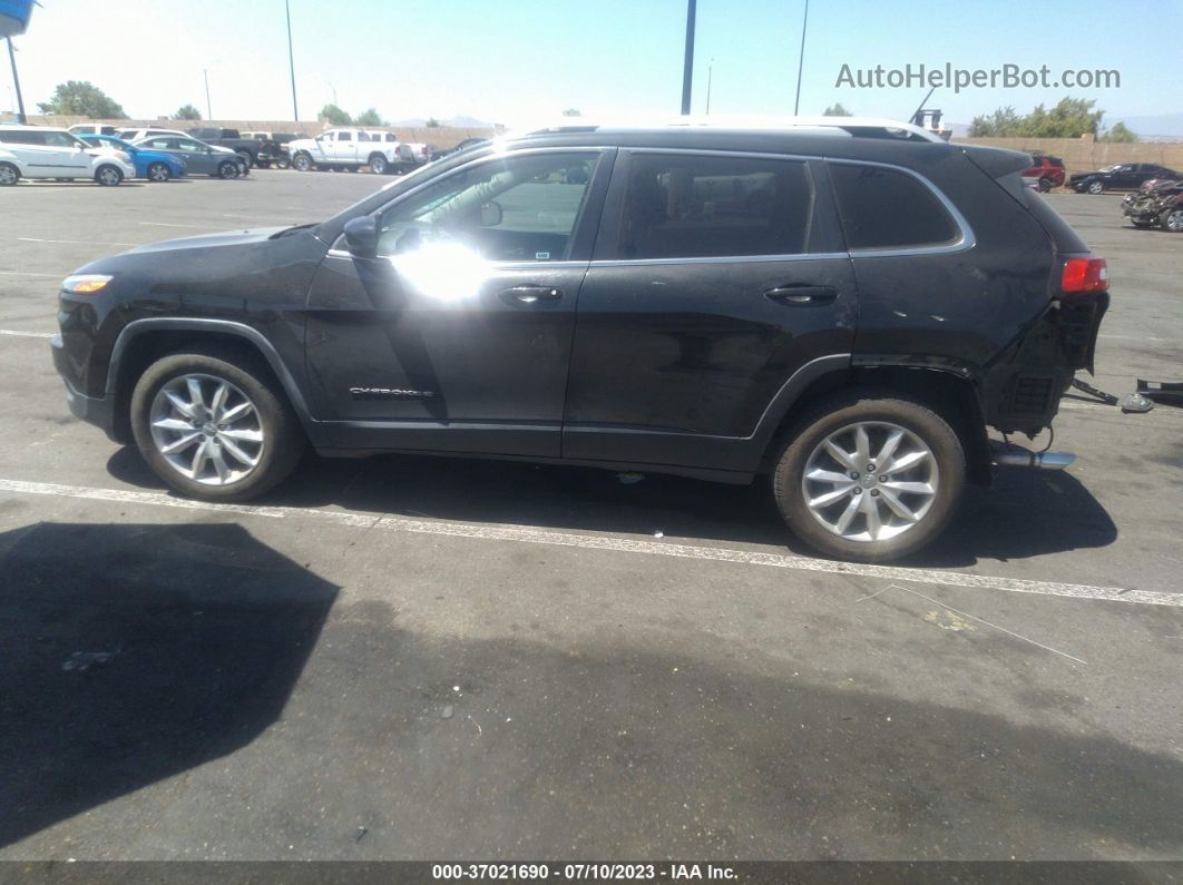 2015 Jeep Cherokee Limited Черный vin: 1C4PJLDB8FW507646