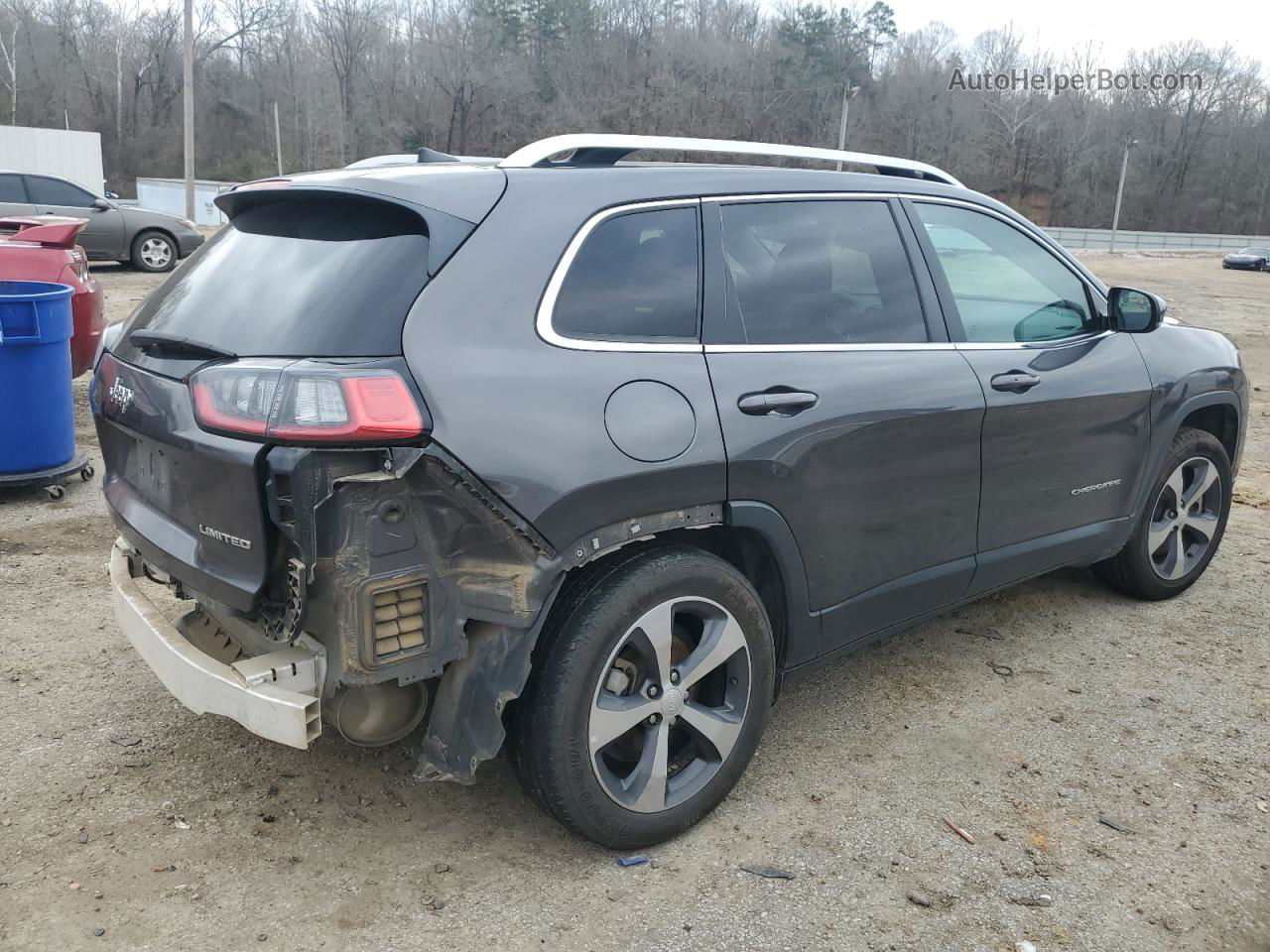 2019 Jeep Cherokee Limited Угольный vin: 1C4PJLDB8KD201794