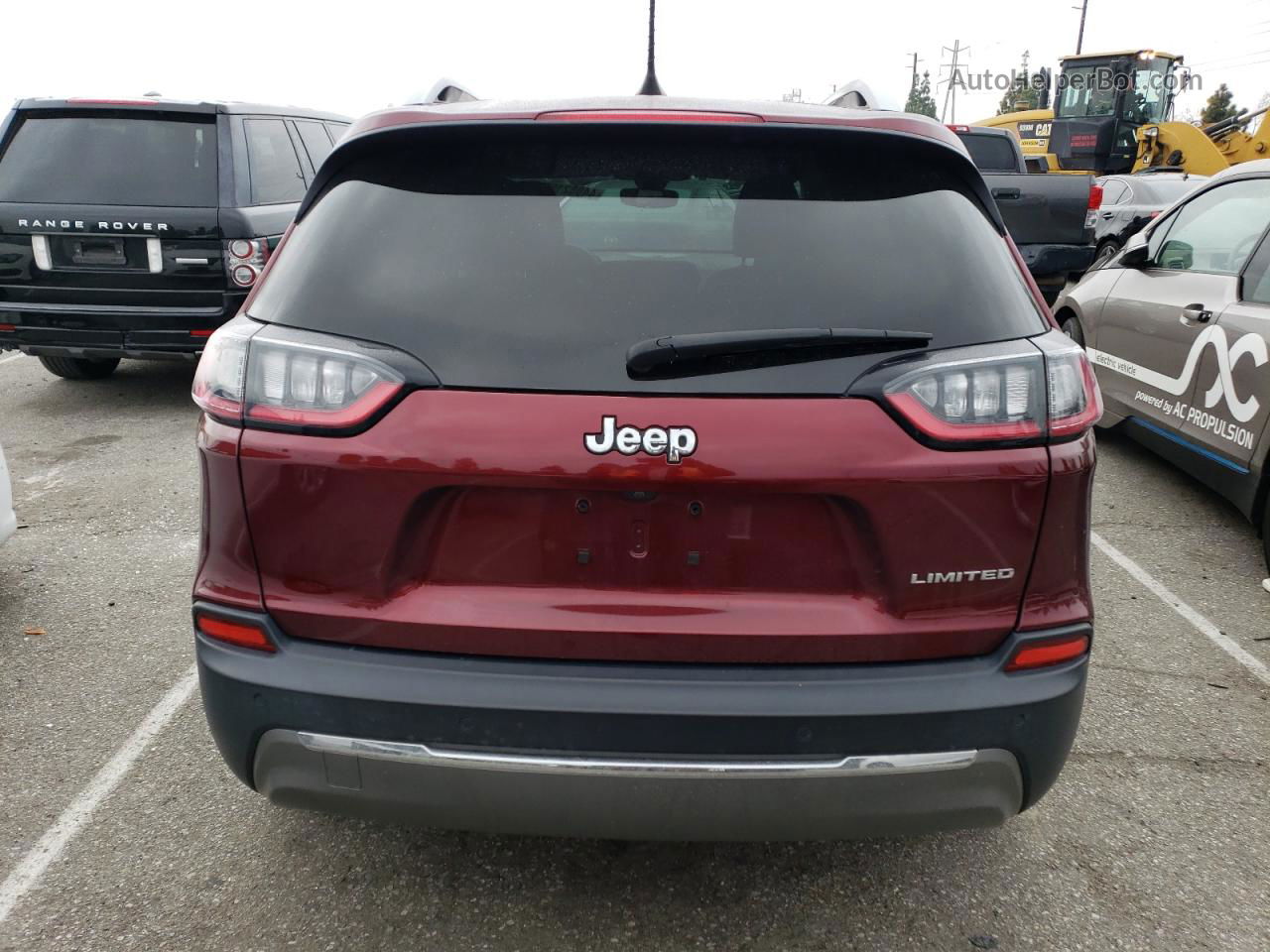 2019 Jeep Cherokee Limited Red vin: 1C4PJLDB8KD466828