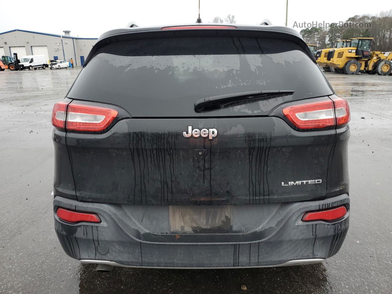 2014 Jeep Cherokee Limited Black vin: 1C4PJLDB9EW113376