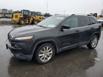 2014 Jeep Cherokee Limited Black vin: 1C4PJLDB9EW113376