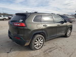 2014 Jeep Cherokee Limited Green vin: 1C4PJLDB9EW221982