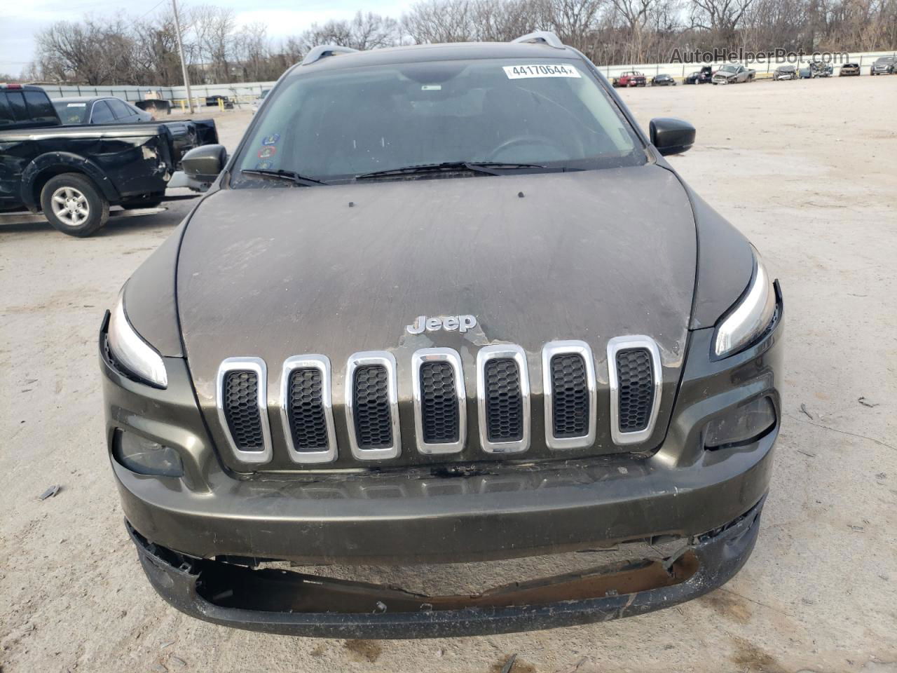 2014 Jeep Cherokee Limited Green vin: 1C4PJLDB9EW221982