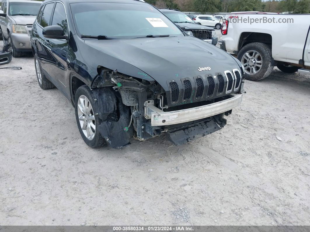 2016 Jeep Cherokee Limited Черный vin: 1C4PJLDB9GW239448